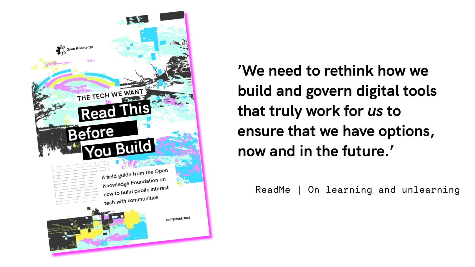 Open Knowledge Foundation: The Tech We Want - Read this before you build